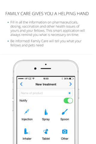 Family-Care, Health management screenshot 2