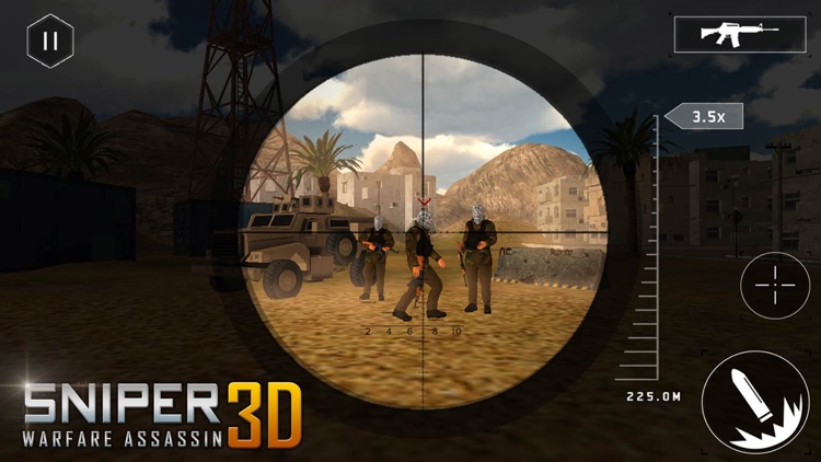 Sniper Warrior 3D: Desert Warfare screenshot-3