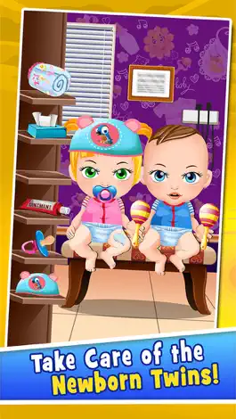 Game screenshot Mommy's Twins New Babies Doctor - my baby newborn mother spa salon game for kids hack
