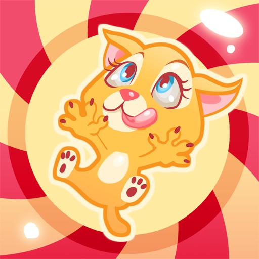 Kitty in Candyland Jump & Tilt - Cute Jumping Cat Platform Crush Game Icon