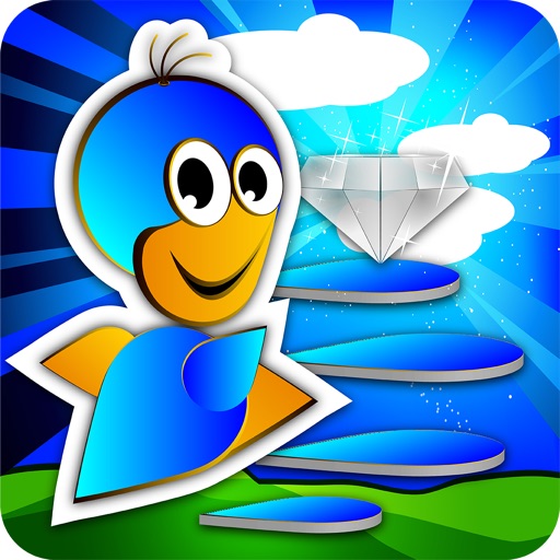 Jump and fly to get the diamonds  - إقفز وحلّق عاليا للحصول على الجوهرة iOS App