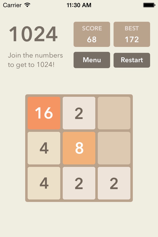 2048 - 3x3 4x4 5x5 Edition screenshot 3