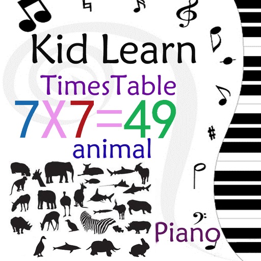 Baby Learn - ( Times Table + Piano + Animal ) + English Pronunciation