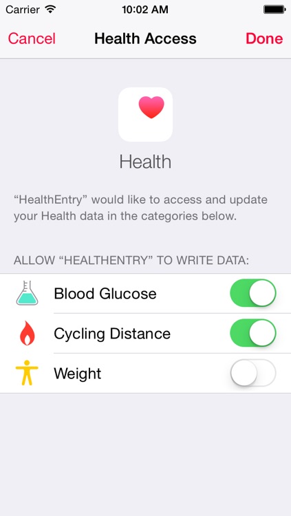 HealthEntry - easy data entry for HealthKit screenshot-3