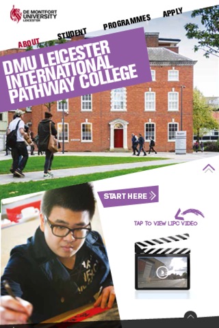 DMU Leicester International Pathway College screenshot 2