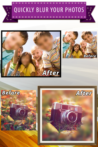 Picture Blur - Hide face, wipe skin, erase pimple from portrait, intensity adjusting. Share on facebook, instagram and Photoshop for likes screenshot 2