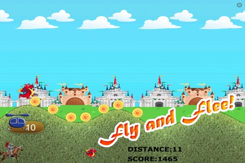 A Tiny Dragon Escape - Castle Knight Racing Game screenshot 2