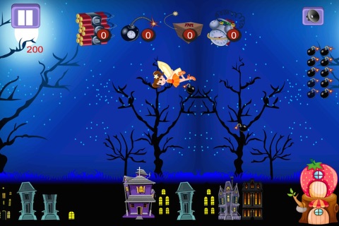 A Flying Fairy Princess Bomber - Dark Witches House Invasion PRO screenshot 4