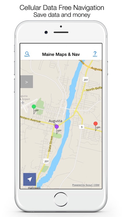 Maine Offline Maps & Offline Navigation screenshot-0