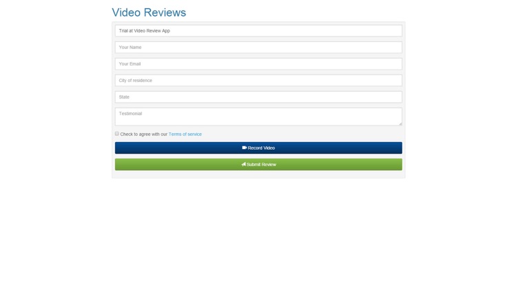 Video Review App