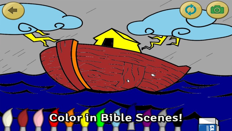 Bible Heroes: Noah and the Ark - Bible Story, Puzzles, Coloring, and Games for Kids screenshot-3