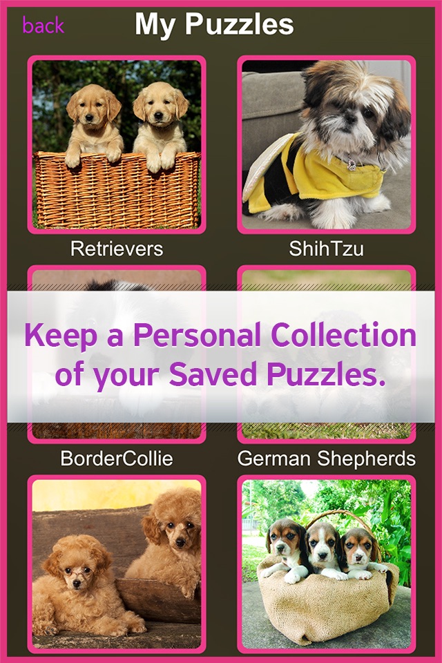 Puppy Play Jigsaw Puzzle Touch Party screenshot 3