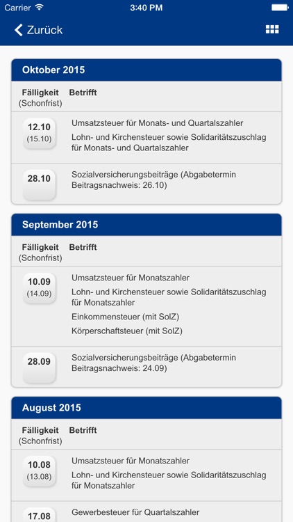 Steuer-App Dr. Heilmaier & Partner screenshot-4
