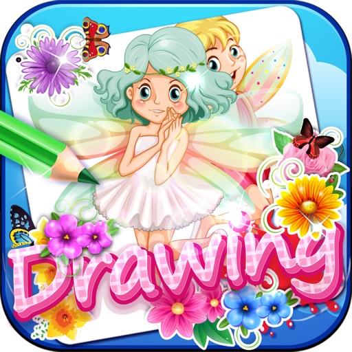 Drawing Desk Fairies : Draw and Paint Creator to Coloring Book Edition
