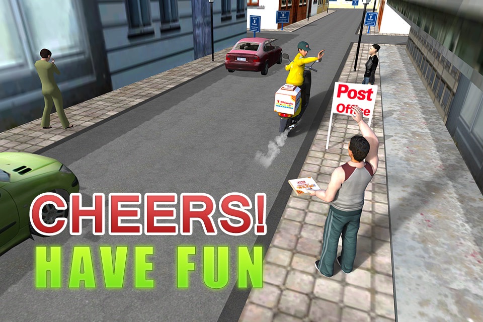 3D Ultimate Pizza Boy Simulator - Crazy motor bike rider and parking simulation adventure game screenshot 4