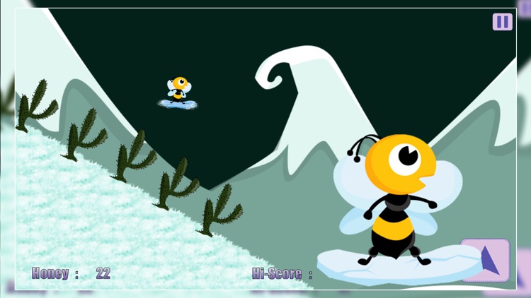 Honey Winter Quest : The Cool Bee Boy Snowboard Racing Game screenshot-3