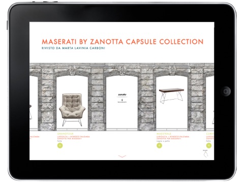 Oggetti Rivisti / Maserati by Zanotta Capsule Collection screenshot 3