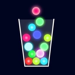 100 Neon Balls - Free Color Drop Physics Game