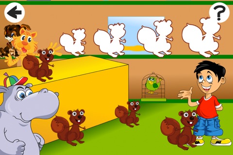 Animated Kids Learn-ing Game-s in The Pet Store with Small Animal-s Sort-ing by Size Find Objects screenshot 2
