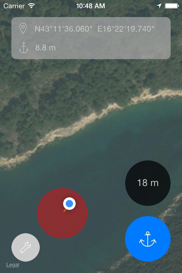 Ankor - Easy to use anchor watch and alarm app screenshot 2