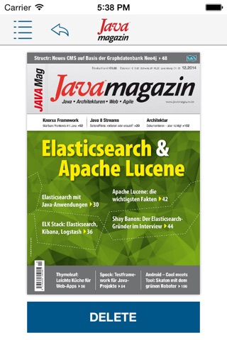 Java Magazin. screenshot 2