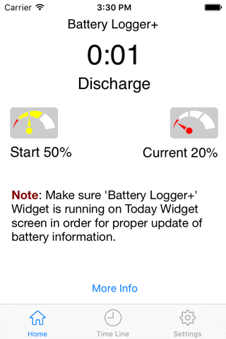 Battery Logger + - náhled