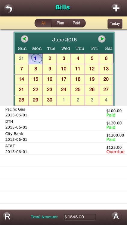 Bills Tracker for iPhone/iPad screenshot-3