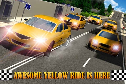 Modern Taxi Driving 3D screenshot 2