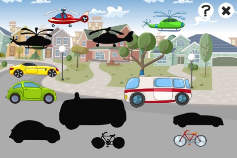 A TRAFFIC game in the city with cars: Play and learn for children screenshot 4