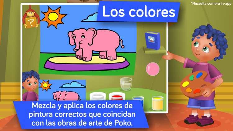 ¡Emociones y colores! Juegos educativos de arte y desarrollo social para niños en kinder y preescolar por Aprendes Con screenshot-3