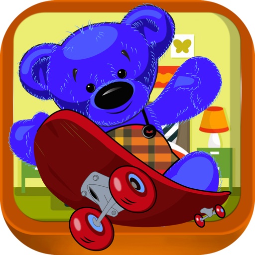 Teddy Bear Heart Couple - Stuffed Toys Skateboard Adventure (Free)