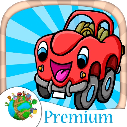 Cars and karts - fun car minigames for kids - Premium icon