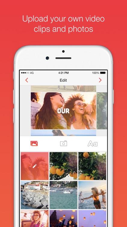 Wordeo: Upload & edit videos to create & share e-cards with your friends