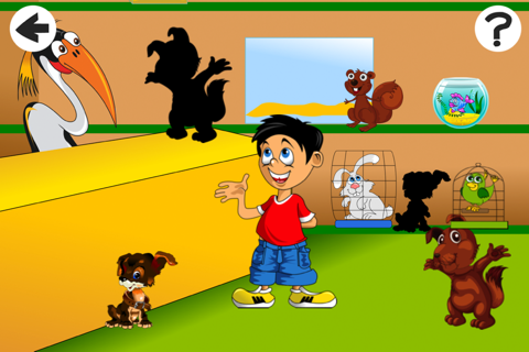 Cute Little Pet-s Store Shadow Game-s Animated Baby & Kids Task-s Tricky Puzzle Toddler`s First App screenshot 2
