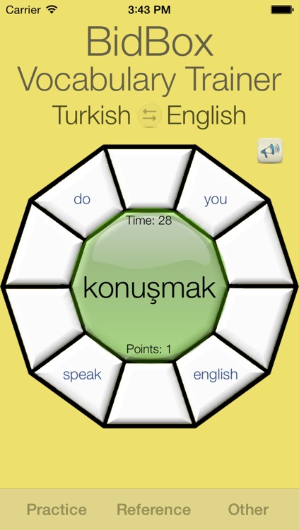 Turkish Vocabulary Trainer