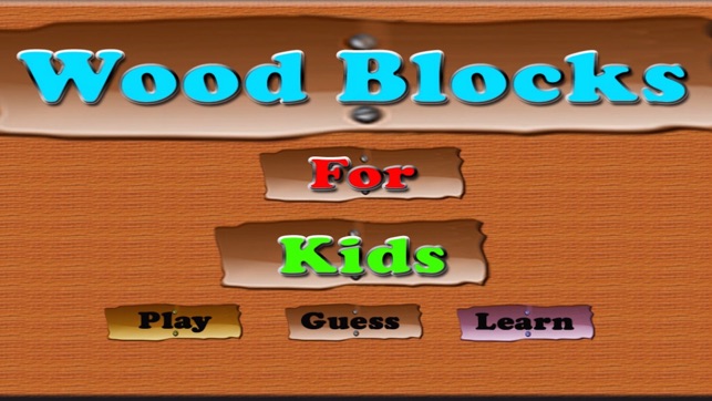 Wooden Blocks For Kids - Free Kids Games