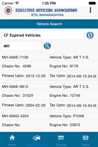 RTO Executive App screenshot 2