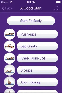 Game screenshot Fit Body – Personal Fitness Trainer App – Daily Workout Video Training Program for Fitness Shape and Calorie Burn apk