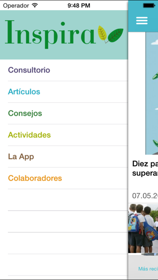 How to cancel & delete Inspira para padres y madres: salud infantil y medio ambiente from iphone & ipad 1