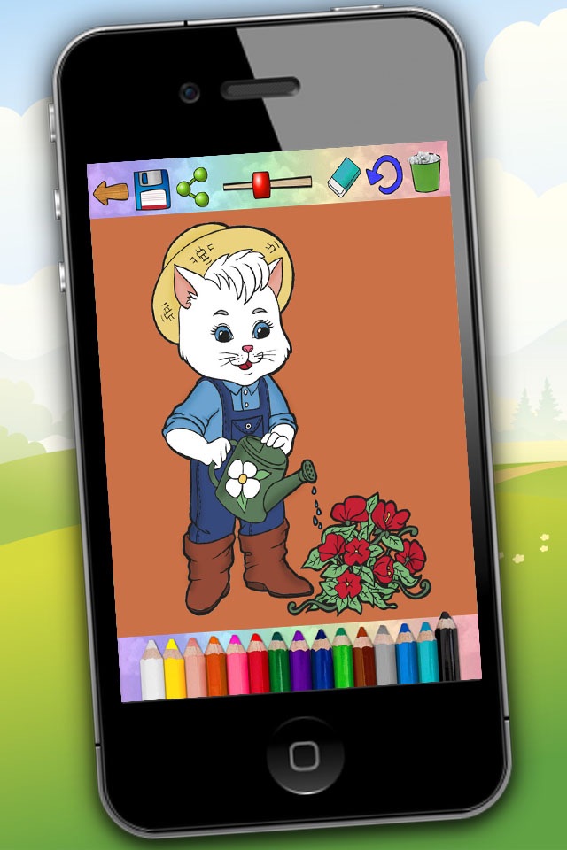 Coloring cats and kittens screenshot 2