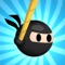 Lead a skilled ninja through the sky, using his trusty rope to escape