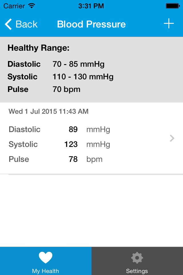 MHC Health Record screenshot 3
