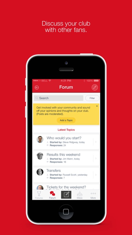 Fan App for Crawley Town FC