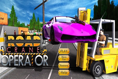 Road Crane Operator 3D - Real trucker simulation and parking game screenshot 3