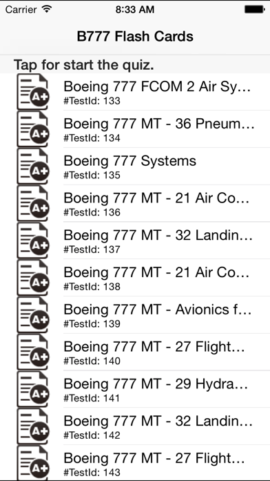 How to cancel & delete Systems & Limitations Flash Cards for Boeing 777 from iphone & ipad 1