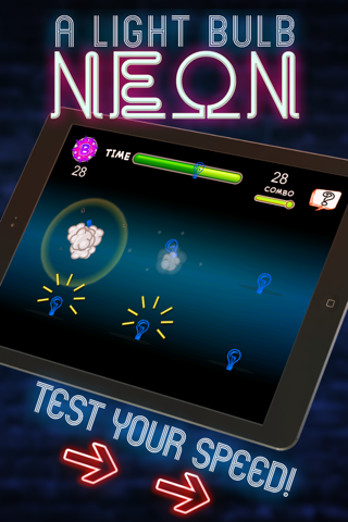 A Light Bulb Neon Blast screenshot 2