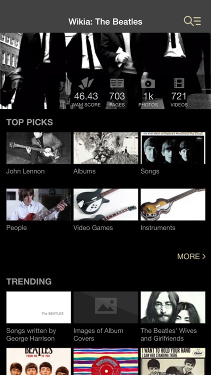 Wikia: The Beatles Fan App