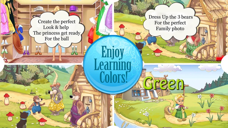 Dress Up Fairy Tale Game - Learn Colors All in One HD