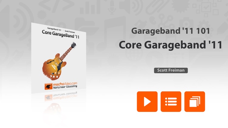 Course For Garageband '11 101 - Core Garageband '11