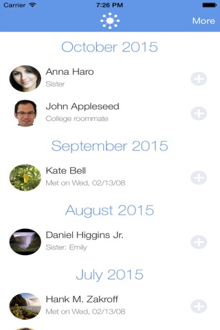 Once - Your New Contacts Reminder screenshot 3